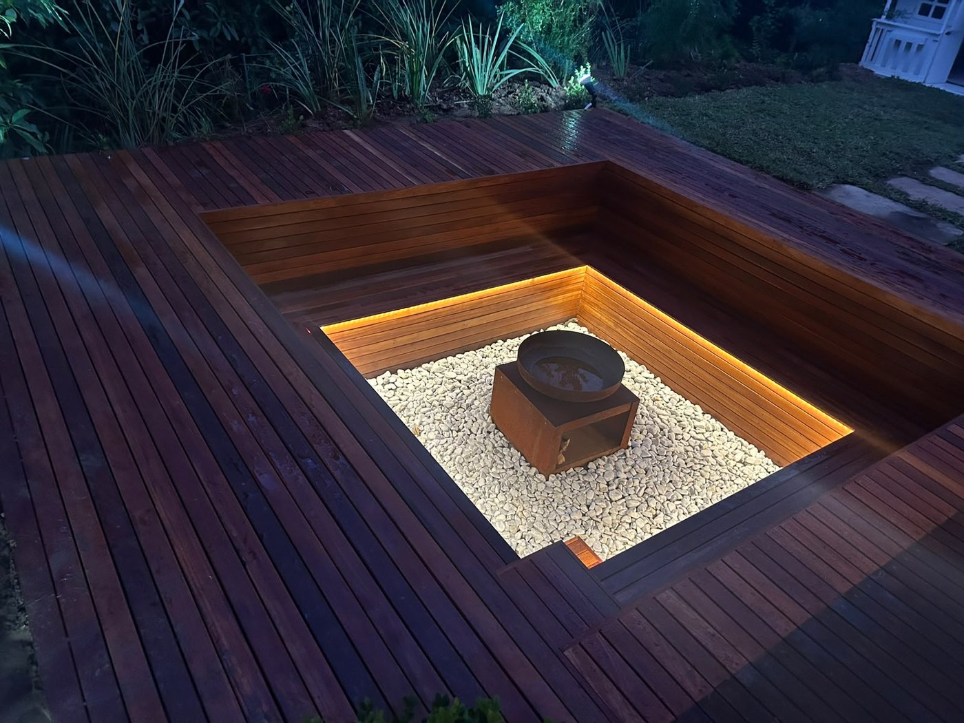 K.G Masters project photograph: decking & outdoor timber