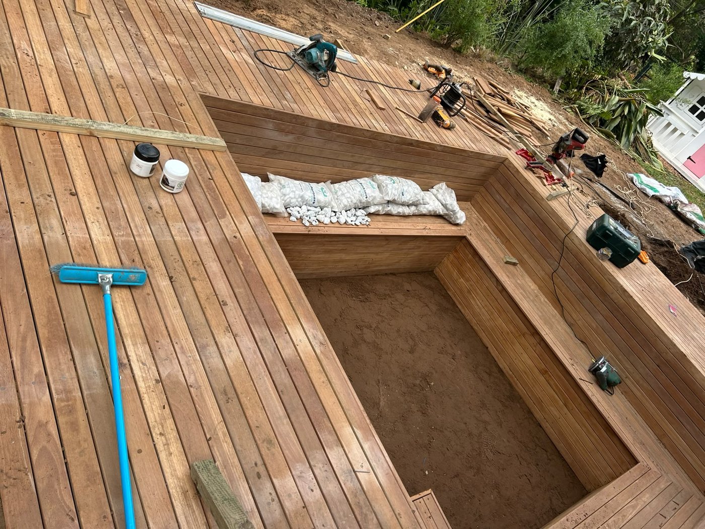 K.G Masters project photograph: decking & outdoor timber